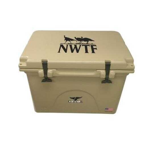 Outdoor Recreation Group ORCA 58 Quart NWTF-National Wild Turkey Federation Cooler - Tan