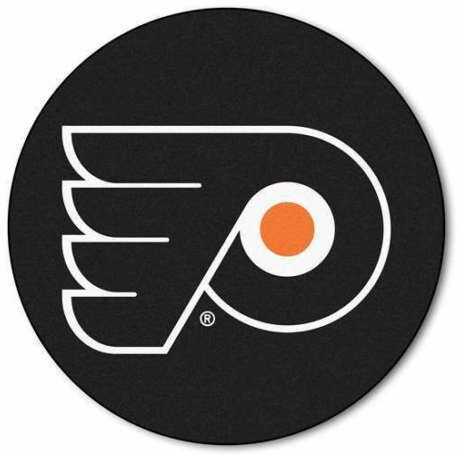 Fanmats Puck Mat Nhl - Philadelphia Flyers