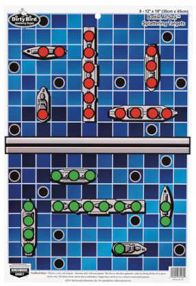 Birchwood Casey Pregame Targets Battle at Sea 12" x 18" (Per 100) 35581