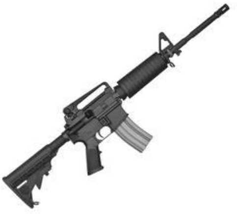 Stag Arms Model 1 AR-15 Semi-Automatic 223 Remington /5.56mm NATO 16" Heavy Barrel 10 Round Black Rifle