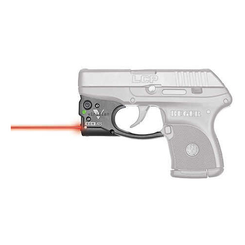 Viridian Weapon Technologies Reactor 5 G2 Red Laser Fits Ruger LCP Black Finish Features ECR INSTANT-ON Includes Ambidex