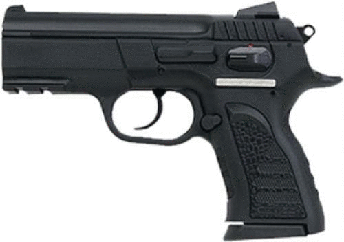 European American Armory Pistol EAA Witness Compact 40 S&W 12 Round Fixed Sights Black Polymer Frame With Rail Semi Automatic