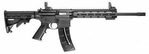 Smith and Wesson M&P 15-22 Rifle 22 Long 16" Barrel 25 Rounds Matte Black