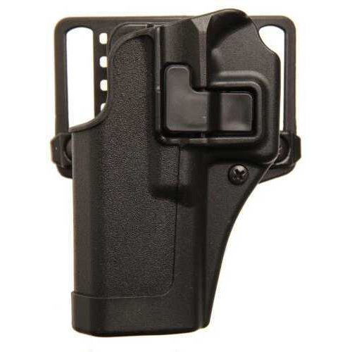 BLACKHAWK! CQC SERPA Holster With Belt and Paddle Attachment Fits Glock 17/22/31 Left Hand Carbon Fiber 410500BK-L