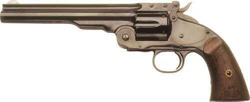 Cimarron Number 3 Schofield 38 Special 7" Blued Barrel Fixed Sights Walnut Grip Revolver