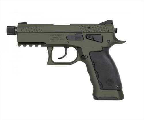 KRISS Sphinx SDP Compact DUTY Pistol 9mm 3.7" Barrel 17 Rounds Threaded Krypton Green Cerakote Md: S4WSDCME089