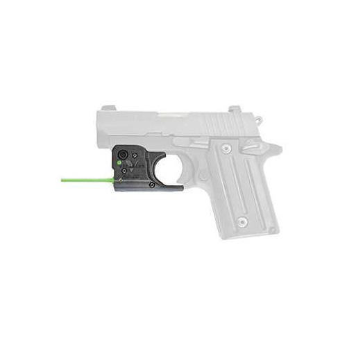Viridian Weapon Technologies Reactor 5 G2 Green Laser Fits Sig Sauer P238 & P938 Black Finish Features ECR INSTANT-ON In