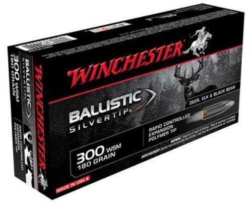 300 Winchester Short Magnum 20 Rounds Ammunition Winchester 180 Grain Ballistic Tip