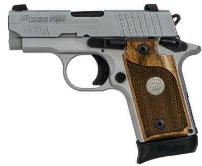 Sig Sauer Semi-Auto Pistol P238 ASE 380 ACP Stainless Steel Walnut Grip 7+1 Rounds Barrel 2.7" Automatic