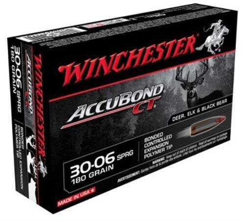 30-06 Springfield 20 Rounds Ammunition Winchester 180 Grain Ballistic Tip