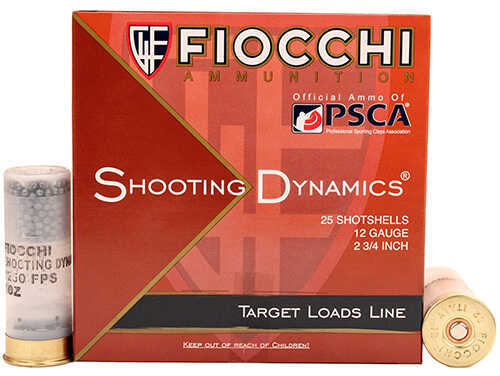 12 Gauge 25 Rounds Ammunition Fiocchi Ammo 2 3/4" 1 oz Lead #7 1/2