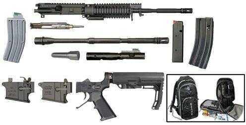 Windham Weaponry 223Rem/22LR/9mm Multi-Caliber Semi Auto Rifle Kit AR Style Steel/Aluminum Black Finish RMCSBOB