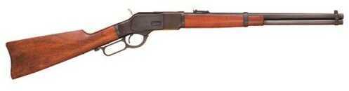 Cimarron 1873 Carbine Lever Action Rifle With Saddle Ring 44 Special 19" Round Barrel Blued Finish