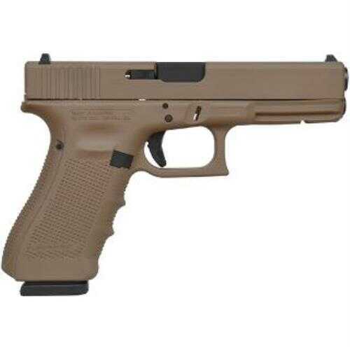 Pistol Glock G17 Gen4 9mm 4.49" Barrel 17rd Full Flat Dark Earth Cerakote Finish
