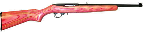 Ruger Rifle 10/22 Compact 22 Long 16" Barrel Blued/Pink Laminated 1206