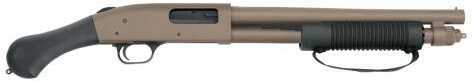 Mossberg 590 Shockwave Shotgun 12 Gauge 3" Chamber 14.375'' Barrel 6 Round Mag Cerakote - Flat Dark Earth