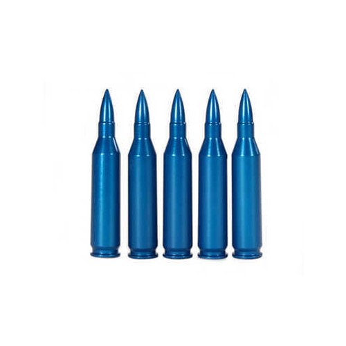 A-Zoom Rifle Metal Snap Caps 243 Winchester, Blue, Package of 5