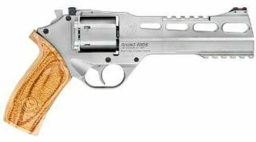 Chiappa White Rhino Revolver 60SAR 357 Magnum/38 Special 6" Barrel 6 Round Chrome Finish Pistol 340.249