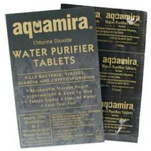 Aquamira Water Purifier Tablets Military Treatment 10/Pack 67405
