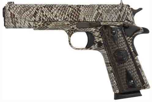 Iver Johnson 1911A1 45 ACP 5" Barrel 8-Round Copperhead Fixed Rear Dovetail Sight & Post Front Semi-Auto Pistol