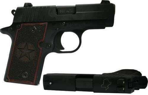 Sig Sauer P238 Texas Edition 380 ACP 2.7" Barrel Wood Grips With Star Black Semi Automatic Pistol 238-380-TX