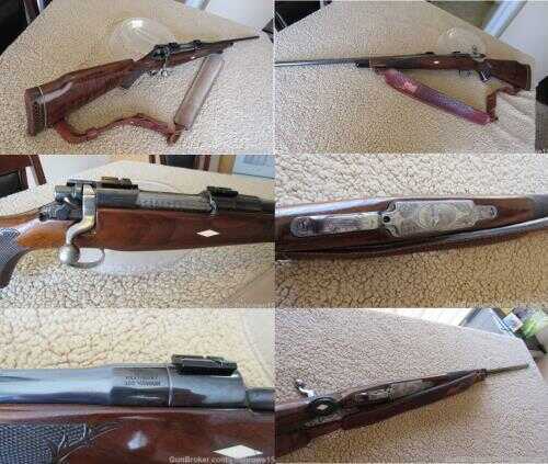 Custom Remington 1917 300 Weatherby Magnum Rifle With Engraving and Inlays