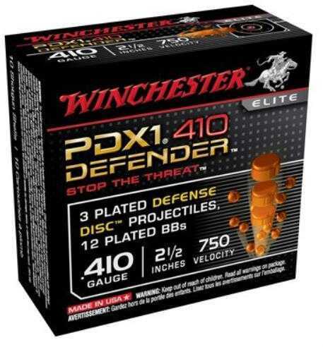 410 Gauge 10 Rounds Ammunition Winchester 2 1/2" Blank Lead #BB