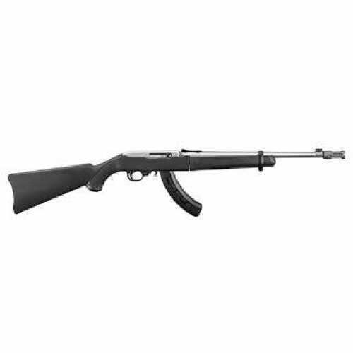 Ruger 11125 10/22 Takedown Rifle 22 Long 16.25" Threaded Barrel 25 Round Black Stainless Steel