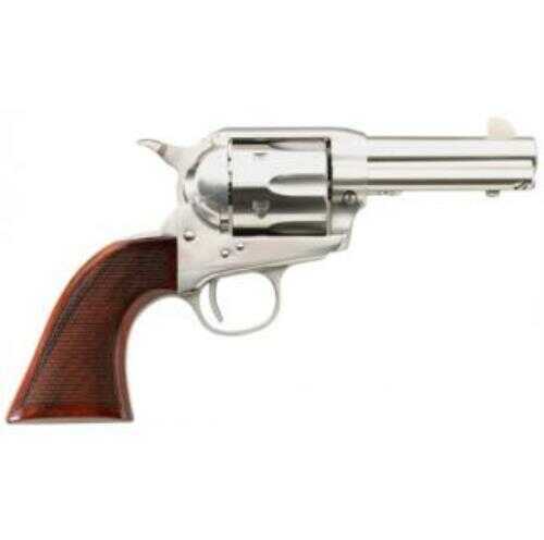 Taylors & Company Runnin Iron 1873 Revolver Stainless Steel Finish 3.5" Barrel 45 Colt Walnut Grips Tuning Action