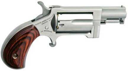 North American Arms Mini Revolver Sidewinder 22LR/22WMR 1" Barrel 5 Round Stainless