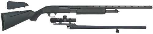 <span style="font-weight:bolder; ">Mossberg</span> <span style="font-weight:bolder; ">500</span> Field/Slug Combo Pump Action Shotgun 20 Gauge 26"/24" Barrel Black Synthetic with 2.5x20 Scope