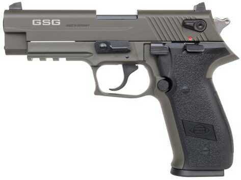 GSG Firefly Pistol 22 LR 3.9" Fixed Barrel Double Action Integrated Acessory Rail Green 10 Round