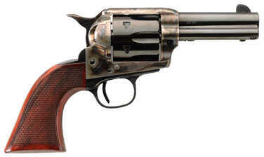 Taylor's & Company Revolver Runnin’ Iron 45 Long Colt 3 1/2" Barrel 6 Round Checkered Walnut Grip Blued Finish