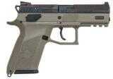 Pistol Cz Usa P-07 P07 Duty Flat Dark Earth 9mm + Fixed Three Dot