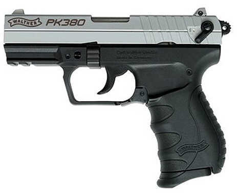 Click to see larger image. Walther PK380 Nickle 380 ACP 3.6"Barrel Semi Automatic Pistol WAP40002