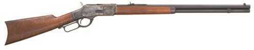 Cimarron 1873 Sporting <span style="font-weight:bolder; ">Lever</span> <span style="font-weight:bolder; ">Action</span> Rifle 45 Colt 24" Octagon Barrel 13+1 Rounds Case Hardened Frame Standard Blued Finish CA282