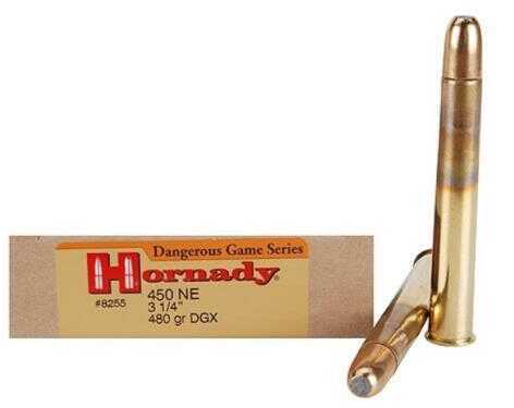 450 Nitro Express 20 Rounds Ammunition Hornady 480 Grain Soft Point