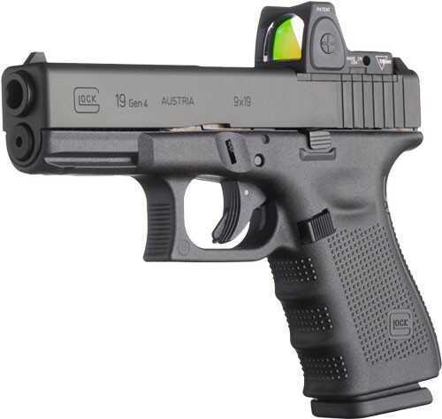 Pistol Glock 19 9MM Gen4 Front GLOPRO Night Sight 15 Round Black