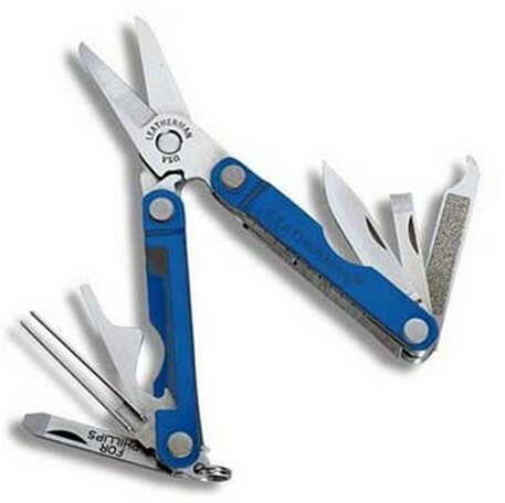 Leatherman Micra Multi-Tool Blue Aluminum Handle, Gift Tin 64340012K