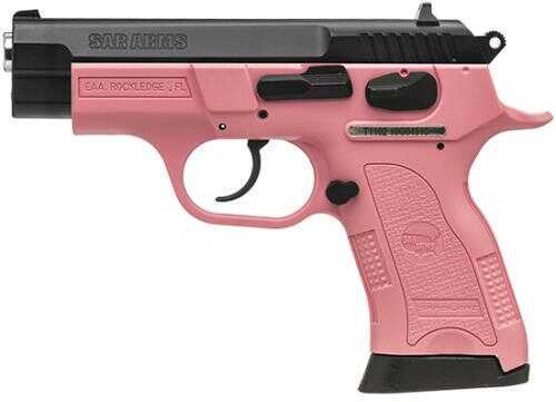 European American Armory EAA SAR B6 9mm Luger Compact Lady Pistol 13rd Pink Blue 3.5" Barrel