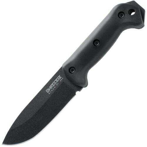 KABAR Becker Companion 5.25" Fixed Blade Knife Drop Point Plain Edge 1095 Cro-Van/Black Black Grivory Nylon Sheath BK2