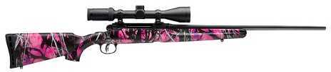 Rifle Savage Arms AXIS II XP CPCT 243 MUD GL PKG 57100|3-9X40 SCOPE|MUDDY GIRL Win Barrel 20"