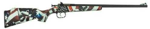 Crickett One Nation Single Shot Bolt Action Rifle 22 Long 16.125" Barrel Synthetic Stock Blued Md: KSA2169