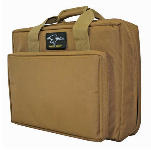Double Discreet Square Case - 16", Coyote Brown Md: SQ16DCB