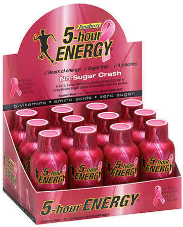 5-Hour Energy Raspberry Pink Ribbon (Per 12) 150129