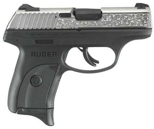 Pistol Ruger LC9S 9MM Luger AS 7-Shot Nickel Engraved Slide (Talo)