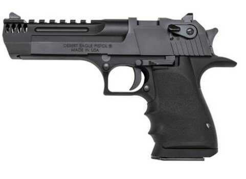 Magnum Research Semi-Auto Pistol Desert Eagle L5 50 Action Express 5" Barrel 7 Rounds Black Oxide Integral Muzzle Brake, NY Compliant