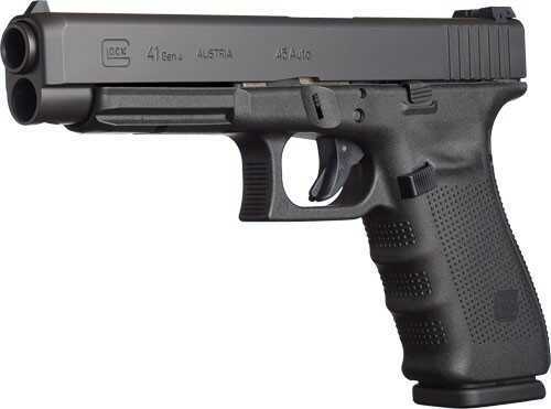 Glock 41 45 ACP Gen4 5.3" Barrel Modular Optic System Adjustable Sights 13 Round Black Finish