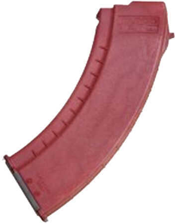 Tapco Intrafuse AK-47 Smooth Side Magazine 30 Round, Red MAG0632-RD