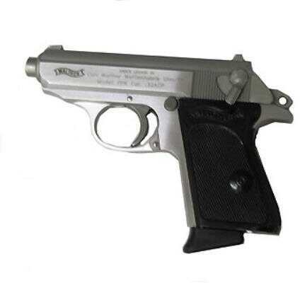 Click to see larger image. Walther PPK 32 ACP Stainless Steel 7-Shot 3.35" Barrel DA/SA Synthetic Grip Pistol VAH32002